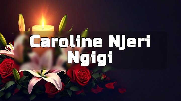 Caroline Njeri Ngigi, Overland Park, KS