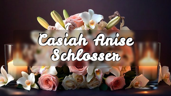 Casiah Anise Schlosser, Marshall, IL