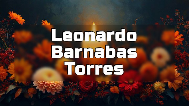 Leonardo Barnabas Torres, Cincinnati, OH